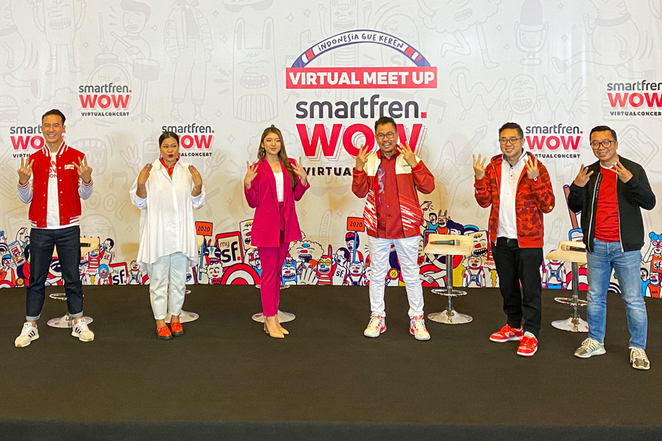 8 Agustus 2020 Tonton Smartfren WOW Virtual Concert, Konser Virtual Pertama yang Disiarkan Langsung dari 3 Negara