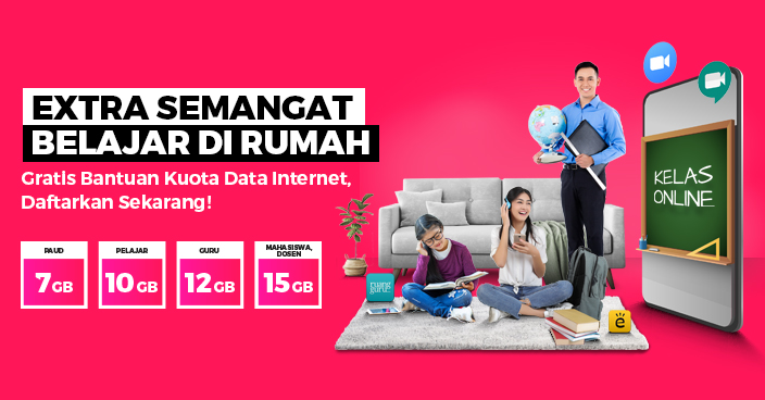 Smartfren Turut Sukseskan Penyaluran Bantuan Kuota Data Internet 2021