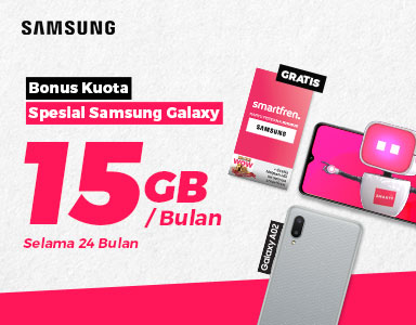 Bonus Kuota Spesial Samsung Galaxy A02