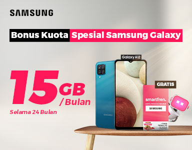 Bonus Kuota Spesial Samsung Galaxy A12