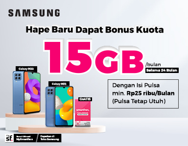 Bonus Kuota Spesial Samsung Galaxy M22 & M32