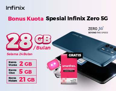 Bonus Kuota Spesial Infinix Zero 5G