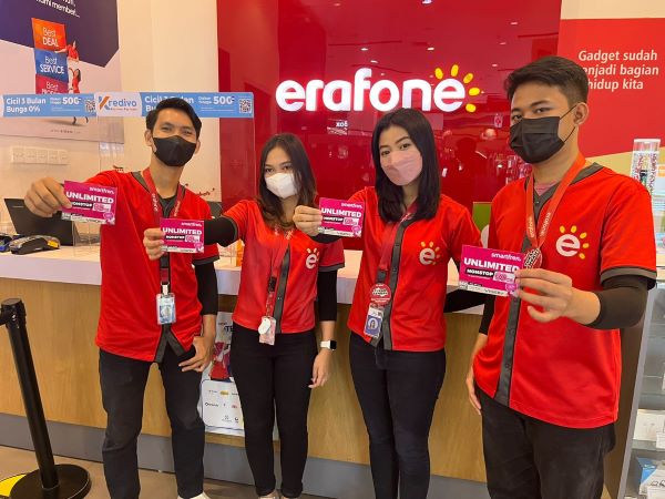 Beli HP Apapun di Erafone, Dapatkan Promo Harga Khusus Kartu Perdana Unlimited Nonstop 60 GB