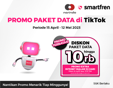 Promo Paket data di Tiktok