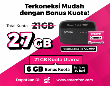 Promo Bonus 6GB bundling Mifi SP Connex