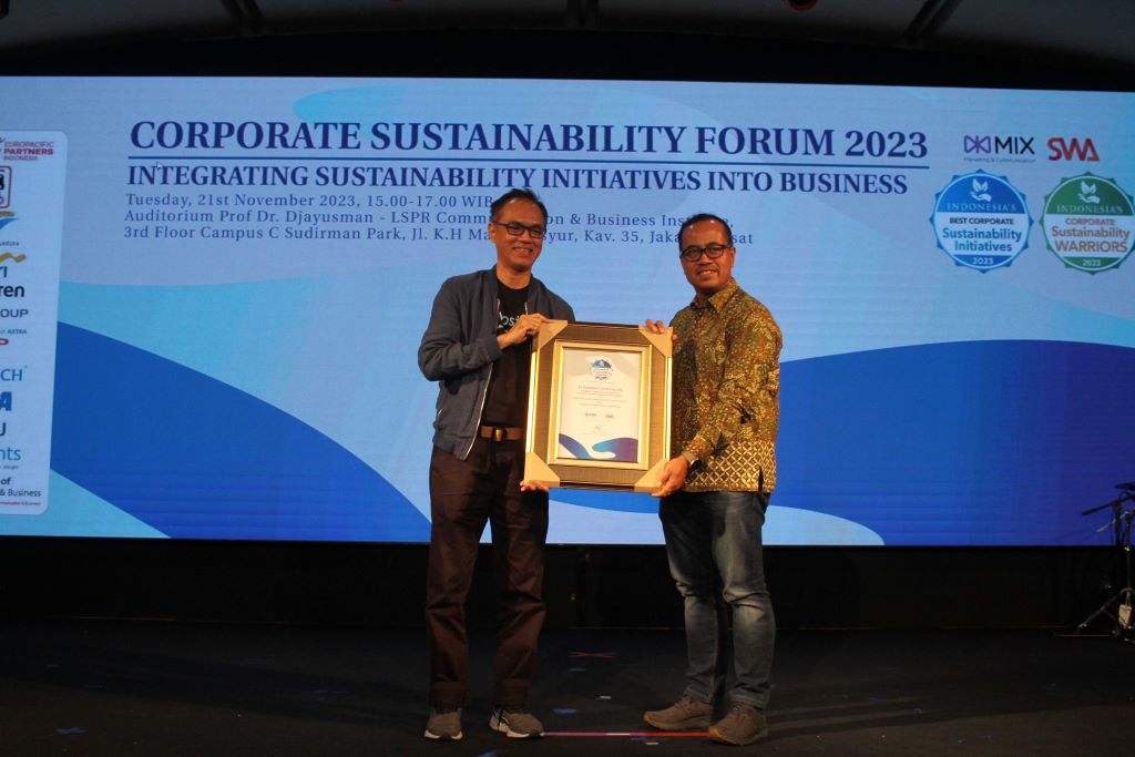 INDONESIA’S BEST CORPORATE SUSTAINABILITY INITIATIVES 2023 Untuk Program-program CSR Terbaik Indonesia