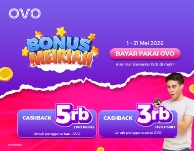 Cashback hingga 5rb Beli Paket Data Pakai OVO di Aplikasi MySmartfren